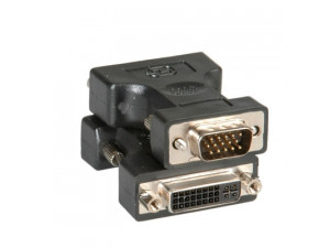 Преходник DVI F - HD15 M Roline Adapter 12.03.3110 Преходник DVI F - HD15 M Roline Adapter 12.03.3110