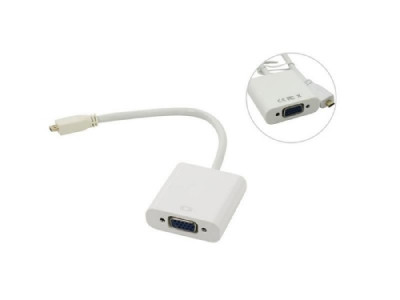 Преходник Micro HDMI M - VGA F 0.15m Vcom Adapter CG593