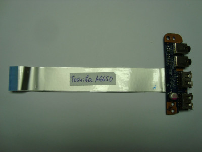 Платка Аудио Toshiba Satellite A660 A665 LS-6064P