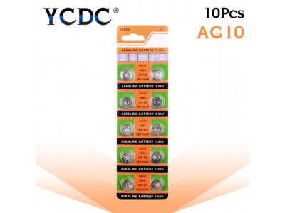 Батерия 1.55V AG10 389A CX189 LR1130W TMI