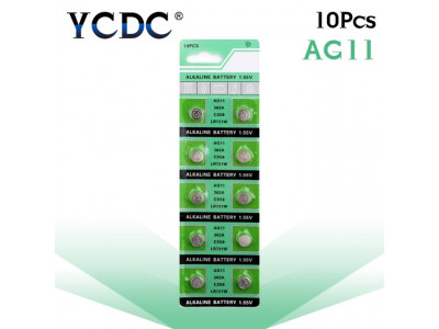 Батерия 1.55V AG11 362A CX58 LR721W T&E