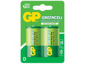 Батерия 1.5V R20 D Zinc Greencell GP