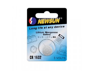 Батерия 3V CR1632 Lithium Battery NEWSUN