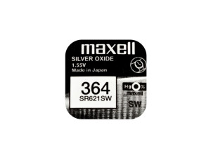 Батерия 1.55V AG1 MAXELL SR621SW Бутонна батерия сребърна