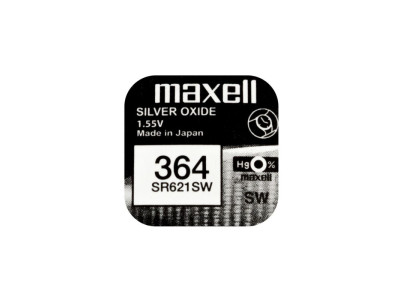 Батерия 1.55V AG1 MAXELL SR621SW Бутонна батерия сребърна