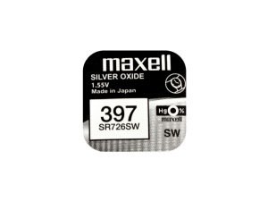Батерия 1.55V AG2 MAXELL SR726SW Бутонна батерия сребърна