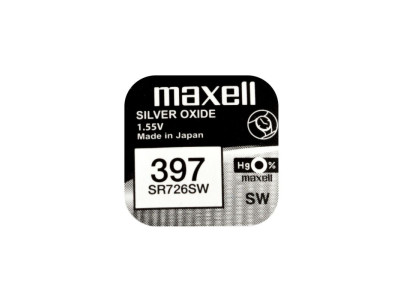 Батерия 1.55V AG2 MAXELL SR726SW Бутонна батерия сребърна