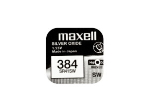Батерия 1.55V AG3 MAXELL SR41SW Бутонна батерия сребърна