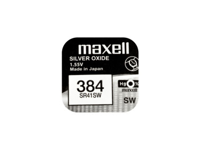 Батерия 1.55V AG3 MAXELL SR41SW Бутонна батерия сребърна