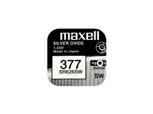 Батерия 1.55V AG4 MAXELL SR626SW Бутонна батерия сребърна