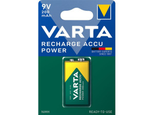 Батерия 9V Акумулаторна Батерия R22 200mAh NiMH VARTA