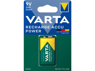 Батерия 9V Акумулаторна Батерия R22 200mAh NiMH VARTA Батерия 9V Акумулаторна Батерия R22 200mAh NiMH VARTA