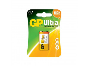 Батерия 9V Ultra Alkaline Алкална 6LF22 6LR61 GP Battery