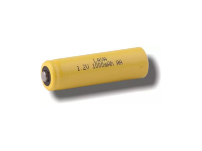 Батерия 1.2V LAVA 1000mAh AA-R6 Ni-CD с пъпка (нова)