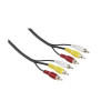 Кабел Аудио Hama Cable Audio 3xRCA M - 3xRCA M 2m 43134