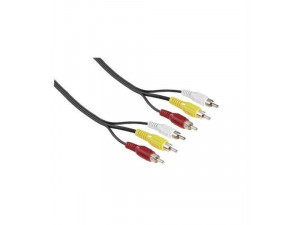 Кабел Аудио Hama Cable Audio 3xRCA M - 3xRCA M 2m 43134