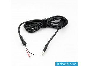 Кабел захранващ DC Cord за лаптоп Dell 4.5x3.0mm 90W 1.2m DeTech