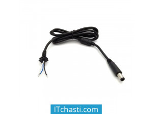 Кабел захранващ DC Cord за лаптоп Dell 7.4x5.0mm 90W 1.2m DeTech