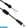 Кабел захранващ DC Cord за лаптоп Toshiba 5.5x2.5mm 90W права DeTech