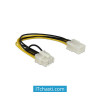 Захранващ кабел PCI Express 6 pin Женско - 8 pin Мъжко 20 cm DeLock
