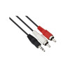 Кабел Аудио VCOM Audio 3.5mm Jack М 2xRCA M CV212-1.5m