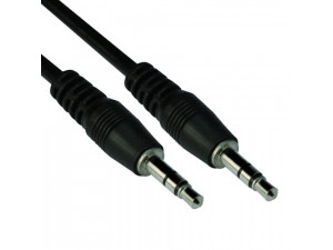 Кабел Аудио VCOM Audio 3.5mm Stereo M-M CV201-1m