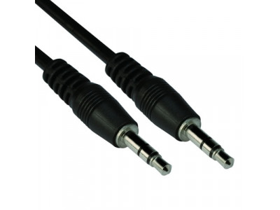 Кабел Аудио VCOM Audio 3.5mm Stereo M-M CV201-5m