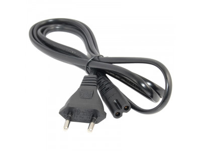 Кабел захранващ за лаптоп зарядно 2 pin 3 метра CE023-3m VCOM Кабел захранващ за лаптоп зарядно 2 pin 3 метра CE023-3m VCOM
