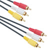 Кабел Аудио DeTech Cable Audio 3xRCA M - 3xRCA M 1.5m 18042