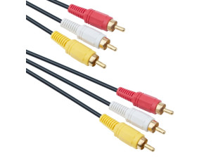 Кабел Аудио DeTech Cable Audio 3xRCA M - 3xRCA M 1.5m 18042