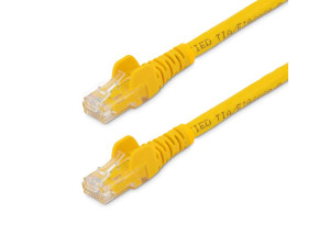 Кабел UTP DeTech LAN-LAN CAT6 LAN Cable RJ45 Жълт 1m