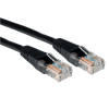 Кабел UTP DeTech LAN-LAN CAT5 LAN Cable RJ45 Черен 1m