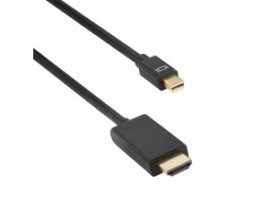 Кабел за монитор Mini DisplayPort M - HDMI M 1.8m Black DeTech