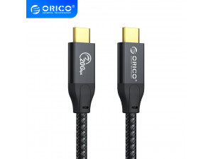 Кабел Orico USB 3.2 Gen2x2 Type-C to Type-C PD 100W 1.0m Black
