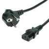 Захранващ кабел за компютър Power Cable 220V EU Standart 1.8m Черен