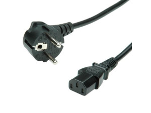 Захранващ кабел за компютър Power Cable 220V EU Standart 1.8m Черен