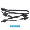 Захранващ кабел 6 Pin Male PSU to 4 Pin Male 4 x Molex 34-0 00373 Modular