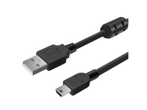 Кабел USB 2.0 AM - Mini USB M 1m