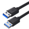 Кабел USB 3.0 M - USB 3.0 M Type-A 60cm Черен (втора употреба)