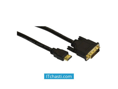 Кабел за монитор DVI-I to HDMI 1080p Full HD 2m VCOM CG481G-2