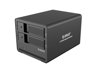 Докинг станция Orico 2 x HDD 3.5" Aluminium Black Storage Case 9528U3 Докинг станция Orico 2 x HDD 3.5" Aluminium Black Storage Case 9528U3
