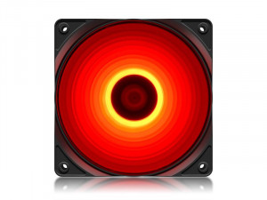 Вентилатор за компютър DeepCool 120mm Red RF120-RD - DP-FLED-RF120-RD