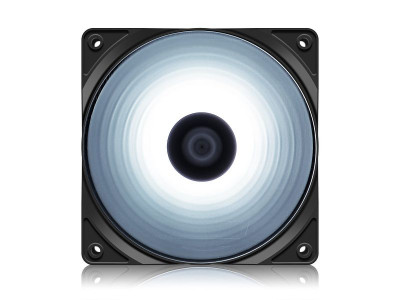 Вентилатор за компютър DeepCool 120mm White RF120W - DP-FLED-RF120-WH