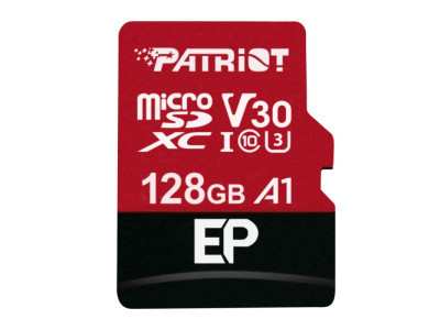 Flash Card Patriot 128GB EP Series Micro SDXC V30 PEF128GEP31MCX Flash Card Patriot 128GB EP Series Micro SDXC V30 PEF128GEP31MCX