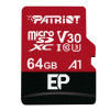 Flash Card Patriot 64GB EP Series Micro SDXC V30 PEF64GEP31MCX Flash Card Patriot 64GB EP Series Micro SDXC V30 PEF64GEP31MCX