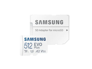 Flash Card Samsung 512GB micro SD EVO Plus Class10 130MB/s MB-MC512KA/EU Flash Card Samsung 512GB micro SD EVO Plus Class10 130MB/s MB-MC512KA/EU