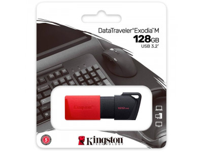 Flash Drive Kingston DataTraveler Exodia M 128GB USB3.2