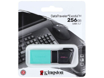 Flash Drive Kingston DataTraveler Exodia M 256GB USB3.2 Flash Drive Kingston DataTraveler Exodia M 256GB USB3.2