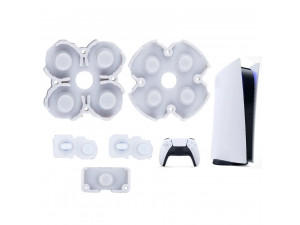 Game Accessory Handle Repair Parts Conductive Rubber Pad Button PS5