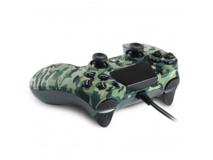 Game Accessory Spartan Gear Hoplite Gamepad за PC и PS4 Green Camo Жичен геймпад